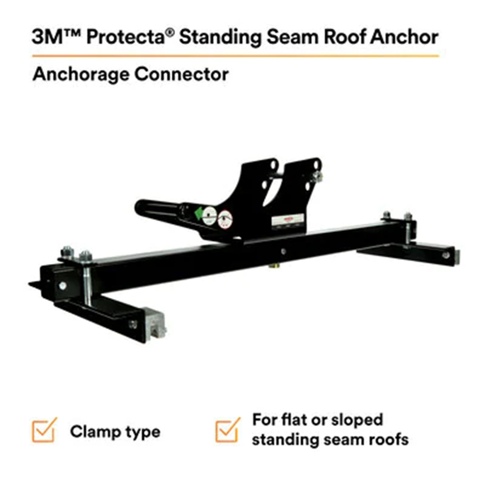 3M DBI Sala Protecta Reusable Roof Anchor for Standing Seam from GME Supply